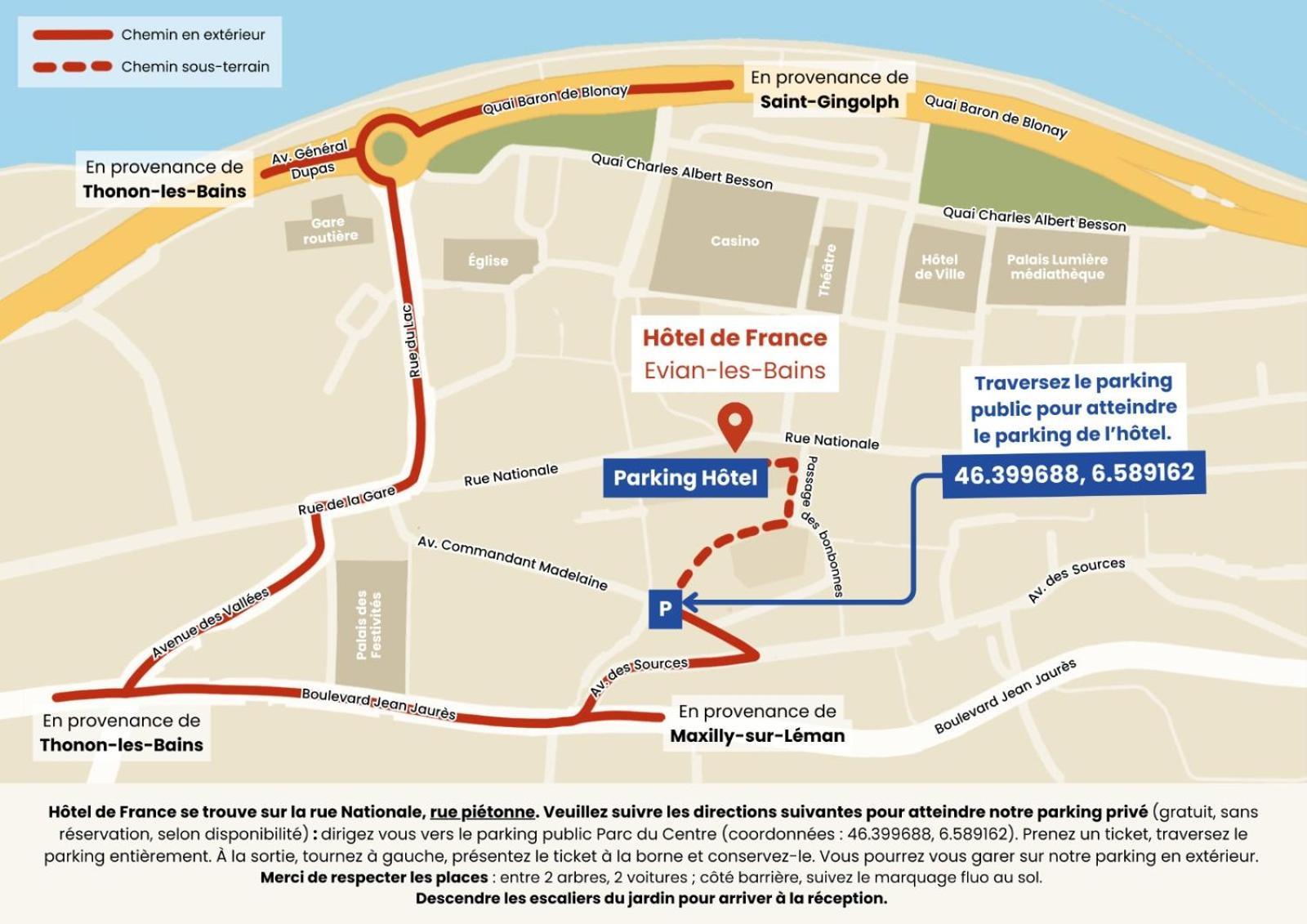 Hotel De France Contact-hotel 2*
